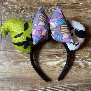 Disney Nightmare Before Christmas Halloween Mouse Ear Headband